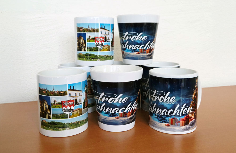 Bedruckte Tassen